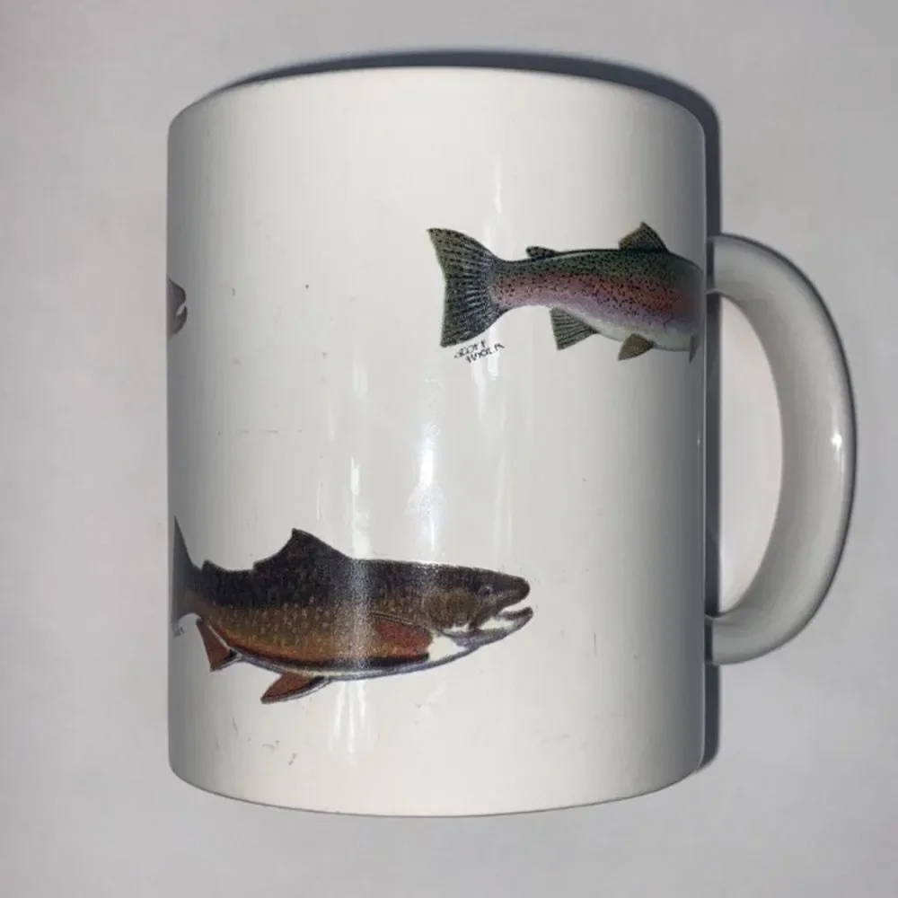 Vintage Angelr’s Expressions Outdoor Git St Coffee Cup Fishs